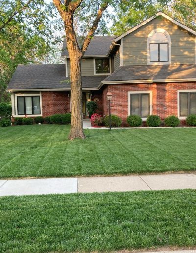 Spacious living room with natural light